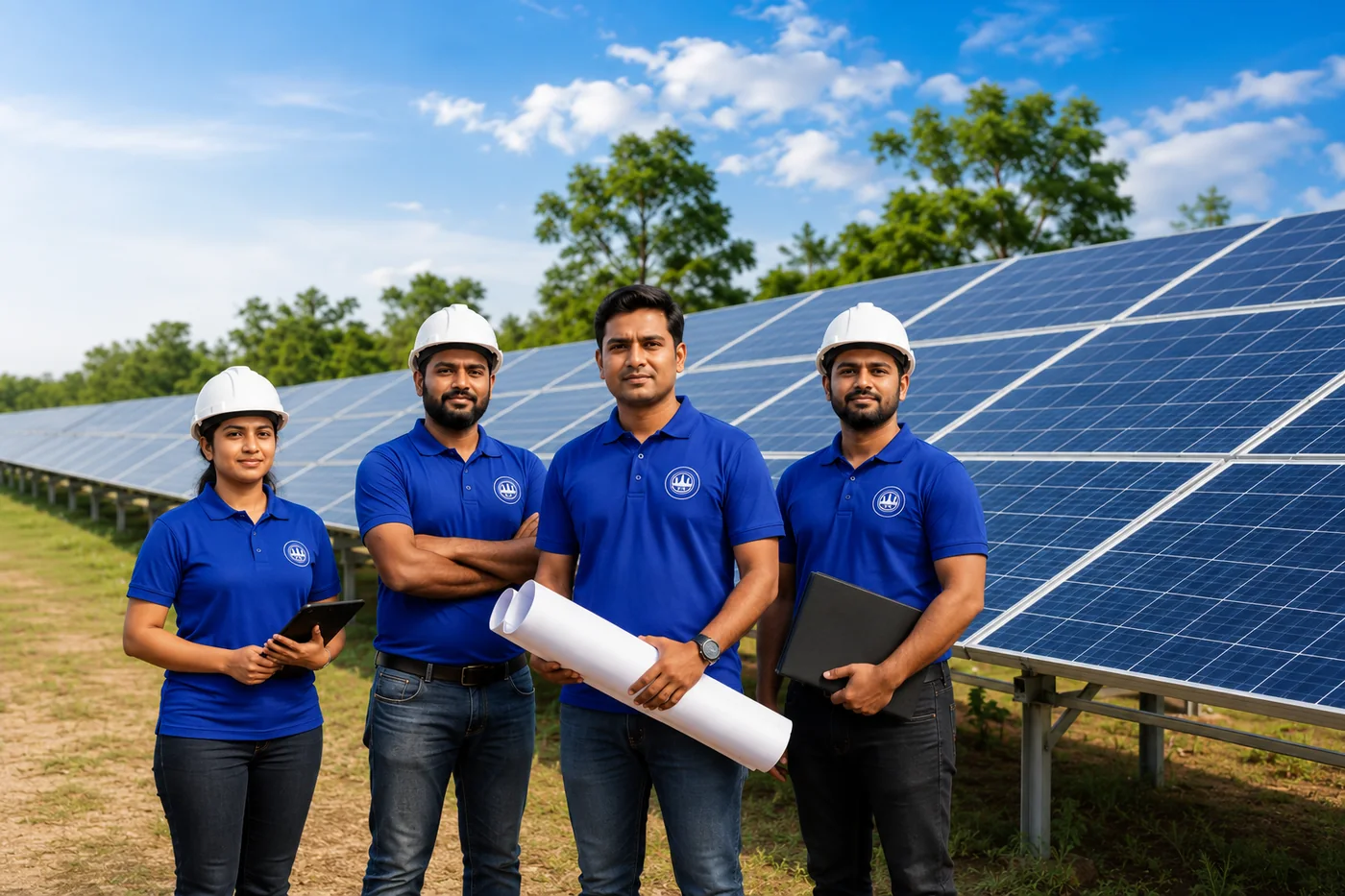 The Hindustan System engineering team on site